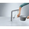 Купить купить смеситель для кухни, metris select m71 hansgrohe, 14883000 цвет: хром