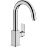 Купить купить смеситель для раковины со сливным гарнитуром, vernis shape hansgrohe, 71564000 цвет: хром