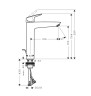 Купить купить смеситель для раковины, высокий, logis hansgrohe, 71090670 цвет: черный