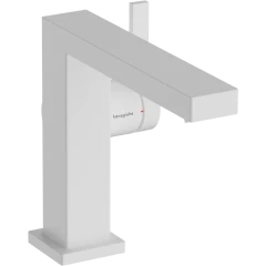 Смеситель для раковины EcoSmart+, с донным клапаном, Tecturis E Hansgrohe, 73023700 цвет: белый