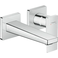 Смеситель для раковины скрытого монтажа, настенный, Metropol Hansgrohe, 32525000 цвет: хром