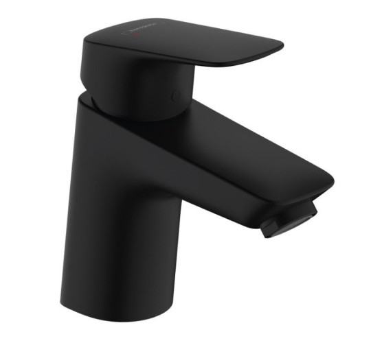 Купить купить смеситель для раковины, logis hansgrohe, 71071670 цвет: черный