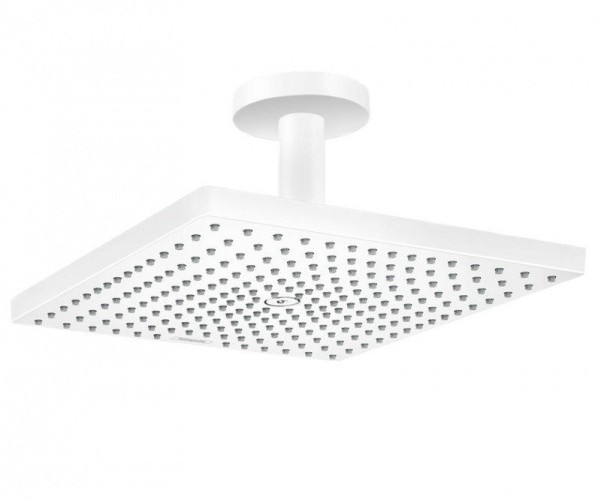 Купить купить верхний душ с потолочным кронштейном, raindance e hansgrohe, 26250700 цвет: белый