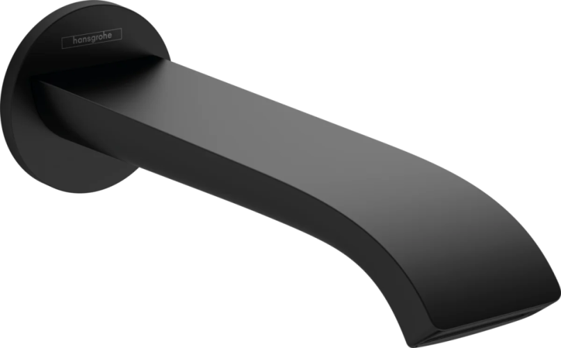 Купить купить излив для ванны, vivenis hansgrohe, 75410670 цвет: черный