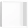 Купить купить настенный короб с цветом корпуса и дизайнерской рамой, 30х30х10 см, xtrastoris individual hansgrohe, 56099700 цвет: белый