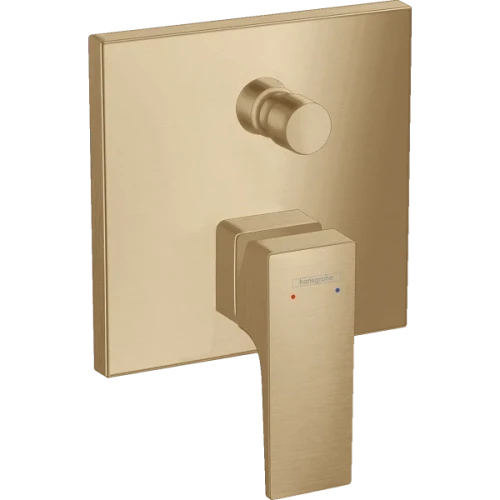 Купить купить смеситель для ванны скрытого монтажа, metropol hansgrohe, 32545140 цвет: бронза