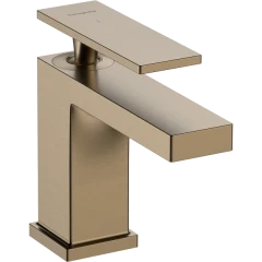 Смеситель для раковины EcoSmart+, с донным клапаном, Tecturis E Hansgrohe, 73002140 цвет: бронза
