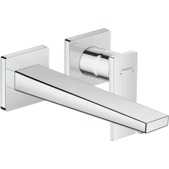 Смеситель для раковины скрытого монтажа, настенный, Metropol Hansgrohe, 32526000 цвет: хром