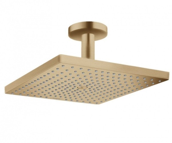 Купить купить верхний душ с потолочным кронштейном, raindance e hansgrohe, 26250140 цвет: бронза