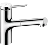Купить купить смеситель для кухни, с вытяжным душем, zesis m33 hansgrohe, 74810000 цвет: хром
