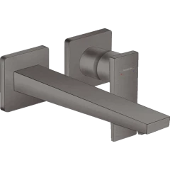 Смеситель для раковины скрытого монтажа, настенный, Metropol Hansgrohe, 32526340 цвет: черный