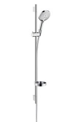 Душевой гарнитур со штангой 90см и мыльницей, Raindance Select S Hansgrohe, 26633000 цвет: хром