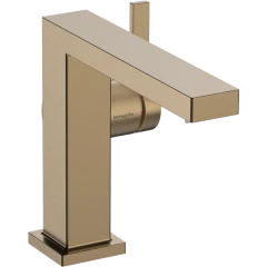 Смеситель для раковины EcoSmart+, с донным клапаном, Tecturis E Hansgrohe, 73023140 цвет: бронза