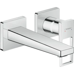Смеситель для раковины скрытого монтажа, настенный, Metropol Hansgrohe, 74525000 цвет: хром