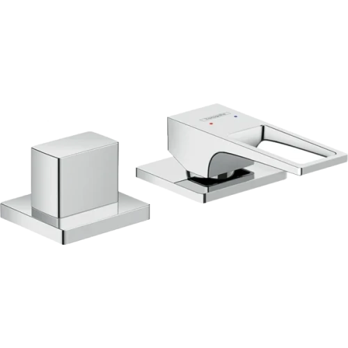 Купить купить смеситель для ванны на 2 отверстия, metropol hansgrohe, 74548000 цвет: хром