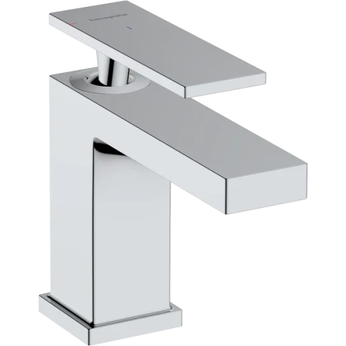 Купить купить смеситель для раковины ecosmart+, с донным клапаном, tecturis e hansgrohe, 73002000 цвет: хром