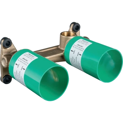 Купить купить внутренний механизм настенного смесителя для раковины, hansgrohe, 13622180 цвет: бронза