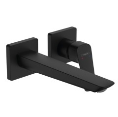 Смеситель для раковины, настенный, Logis Hansgrohe, 71256670 цвет: черный