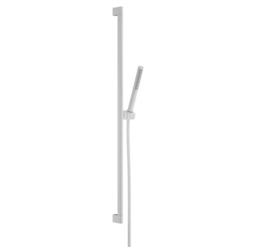 Купить купить душевой гарнитур ecosmart+ со штангой 90см, pulsify s hansgrohe, 24383700 цвет: белый