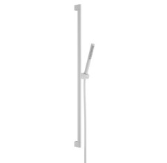 Душевой гарнитур EcoSmart+ со штангой 90см, Pulsify S Hansgrohe, 24383700 цвет: белый