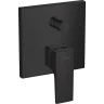 Купить купить смеситель для ванны скрытого монтажа, metropol hansgrohe, 32545670 цвет: черный