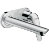 Купить купить смеситель для раковины скрытого монтажа, настенный, novus hansgrohe, 71127000 цвет: хром