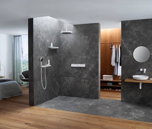 Купить купить верхний душ, rainfinity hansgrohe, 26231700 цвет: белый