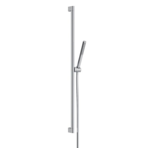 Купить купить душевой гарнитур ecosmart+ со штангой 90см, pulsify s hansgrohe, 24383000 цвет: хром