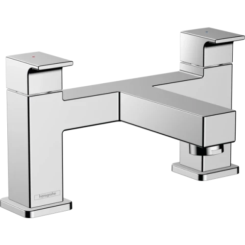 Купить купить смеситель для ванны на 2 отверстия, vernis shape hansgrohe, 71452000 цвет: хром