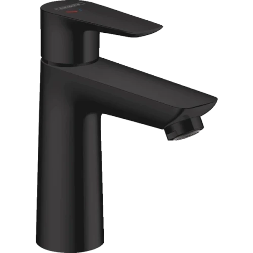 Купить купить смеситель для раковины coolstart без сливного гарнитура, talis e hansgrohe, 71714670 цвет: черный