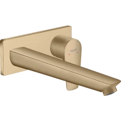 Смеситель для раковины скрытого монтажа, настенный, Talis E Hansgrohe, 71734140 цвет: бронза