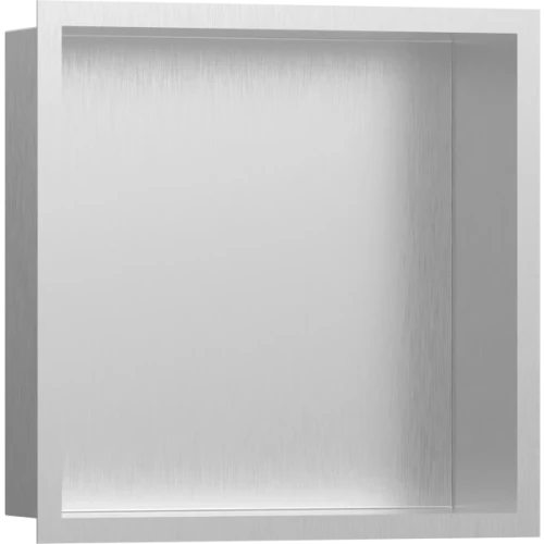 Купить купить настенный короб с цветом корпуса и дизайнерской рамой, 30х30х10 см, xtrastoris individual hansgrohe, 56097800 цвет: нержавеющая сталь