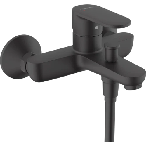 Купить купить смеситель для ванны, vernis blend hansgrohe, 71440670 цвет: черный