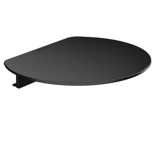 Купить купить полка для ванной комнаты, wallstoris hansgrohe, 27915670 цвет: черный