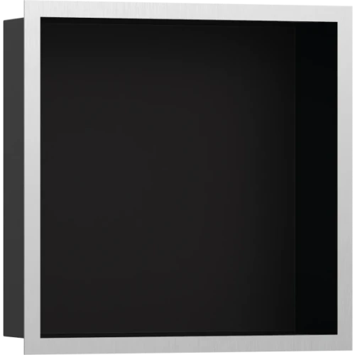 Купить купить настенный короб с цветом корпуса и дизайнерской рамой, 30х30х10 см, xtrastoris individual hansgrohe, 56098800 цвет: нержавеющая сталь