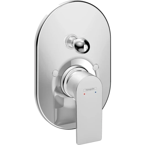 Купить купить смеситель для ванны скрытого монтажа, rebris e hansgrohe, 72459000 цвет: хром