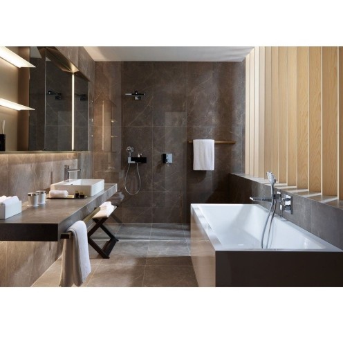 Купить купить шланговое подключение 300 с полкой и держателем для душа, fixfit hansgrohe, 26456000 цвет: хром