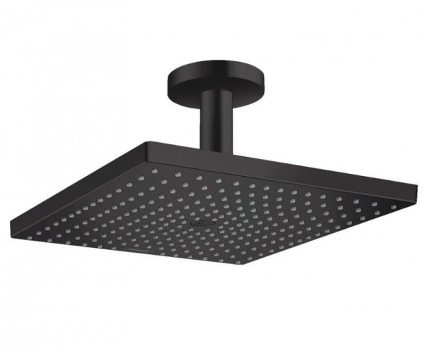 Купить купить верхний душ с потолочным кронштейном, raindance e hansgrohe, 26250670 цвет: черный