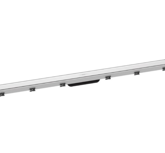 Купить купить внешняя часть трапа для душа match, 100 см, с регулировкой по высоте, raindrain match hansgrohe, 56041450 цвет: белый