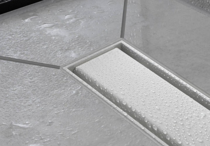 Купить купить внешняя часть трапа для душа match, 100 см, с регулировкой по высоте, raindrain match hansgrohe, 56041450 цвет: белый