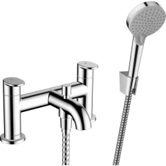 Смеситель для ванны на 2 отверстия, и ручной душ Veris Blend Vario, Vernis Blend Hansgrohe, 71461000 цвет: хром