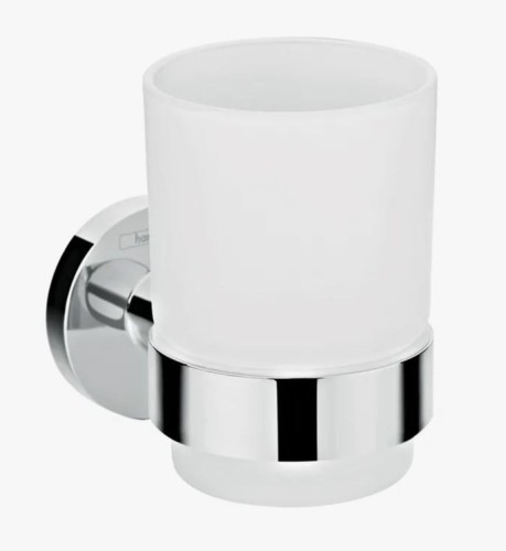 Купить купить стакан 41718000, цвет: хром, logis hansgrohe, 41718000 цвет: хром