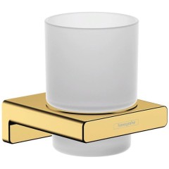 Стакан для зубных щеток, AddStoris Hansgrohe, 41749990 цвет: золото