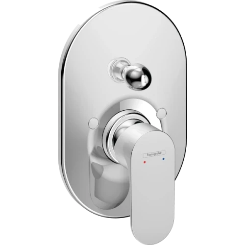 Купить купить смеситель для ванны скрытого монтажа, rebris s hansgrohe, 72449000 цвет: хром