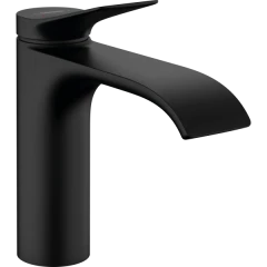 Смеситель для раковины со сливным гарнитуром, Vivenis Hansgrohe, 75020670 цвет: черный