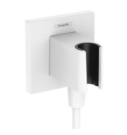 Купить купить шланговое подключение e с держателем для душа, fixfit e hansgrohe, 26889700 цвет: белый