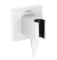 Шланговое подключение E с держателем для душа, FixFit E Hansgrohe, 26889700 цвет: белый