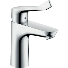 Смеситель для раковины CoolStart без сливного гарнитура, с удлиненной рукояткой, Focus Hansgrohe, 31917000 цвет: хром