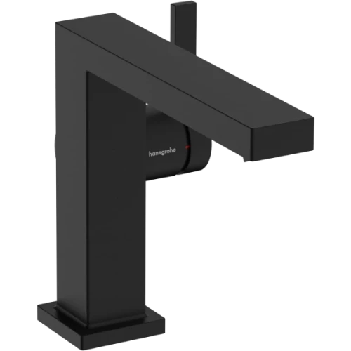 Купить купить смеситель для раковины fine coolstart, ecosmart+, tecturis e hansgrohe, 73021670 цвет: черный