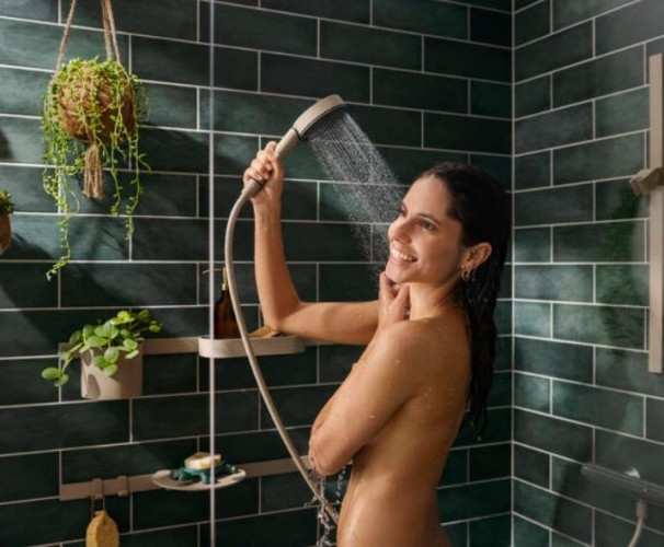 Купить купить держатель ручного душа planet edition с креплением на штангу и регулировкой высоты, wallstoris hansgrohe, 28918210 цвет: песок